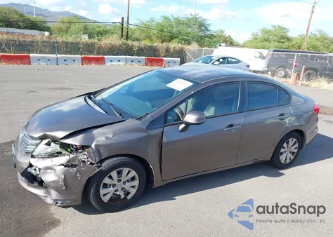 2012 Honda Civic Lx from USA, damaged, VIN 2HGFB2F57CH559372